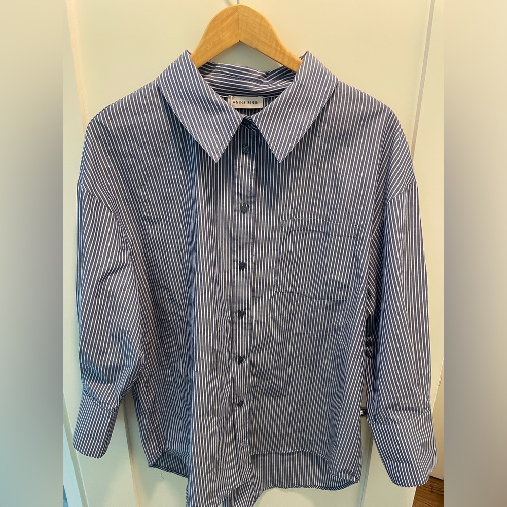 NWT Anine Bing button down shirt
